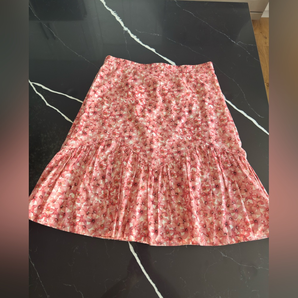 ANTONIO MELANI Pink‎ Floral Skirt